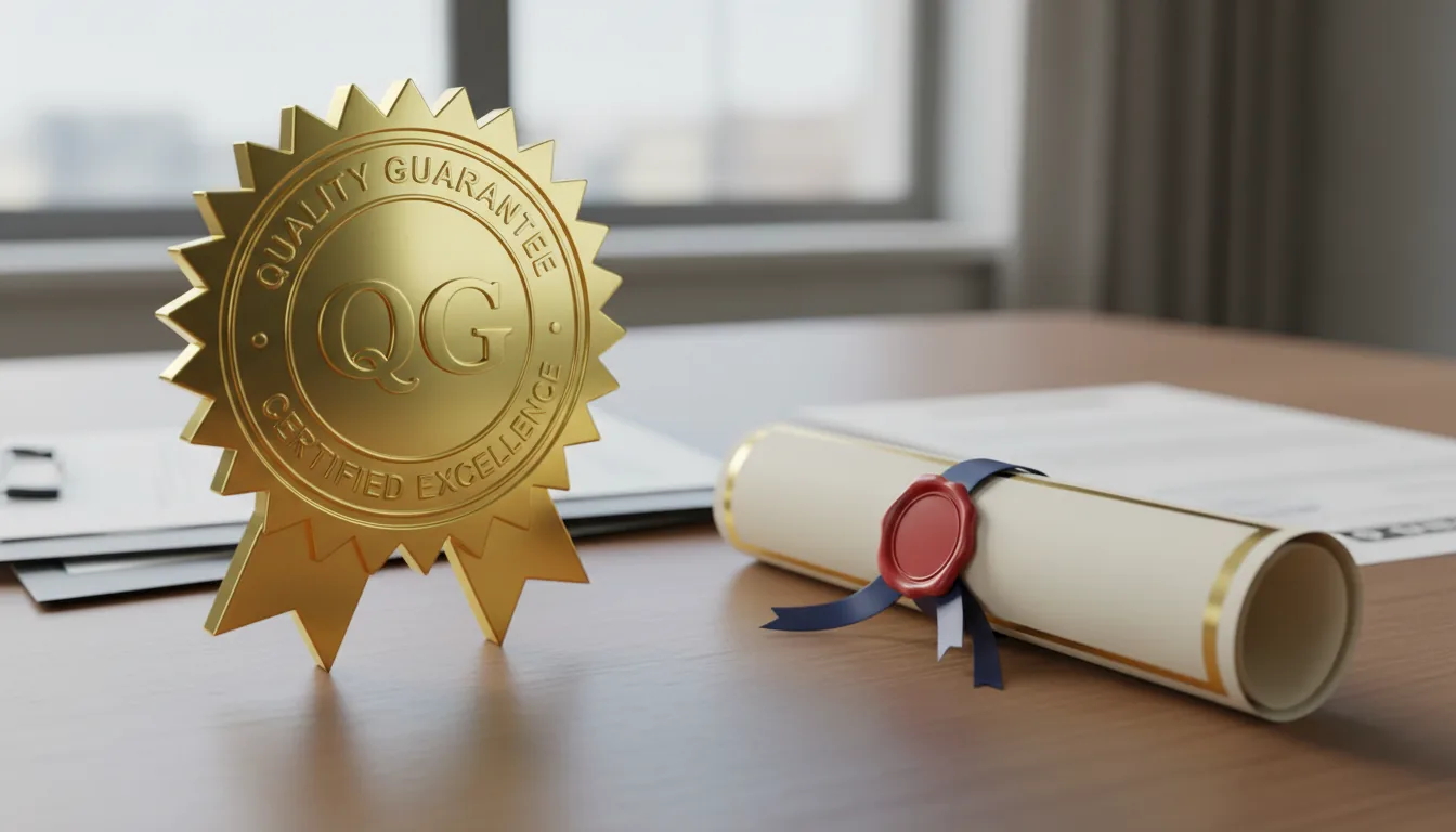 Course completion guarantee certificate
