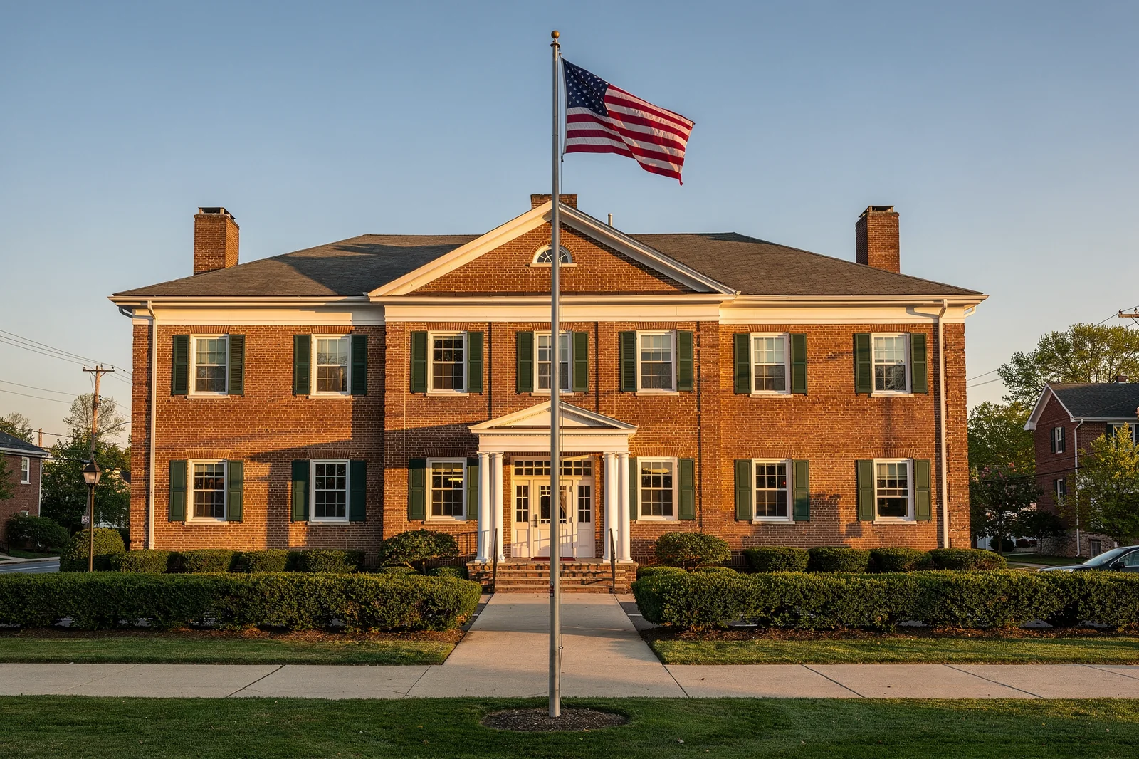 Liberty Central School District administration building in Liberty, New York