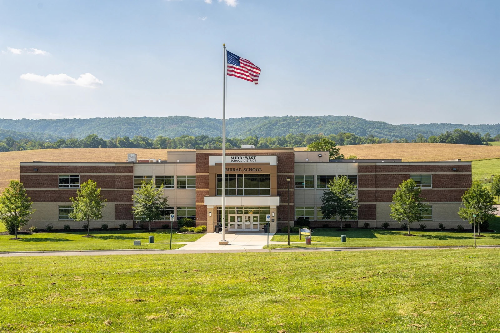 Midd-West School District campus in Snyder County, Pennsylvania