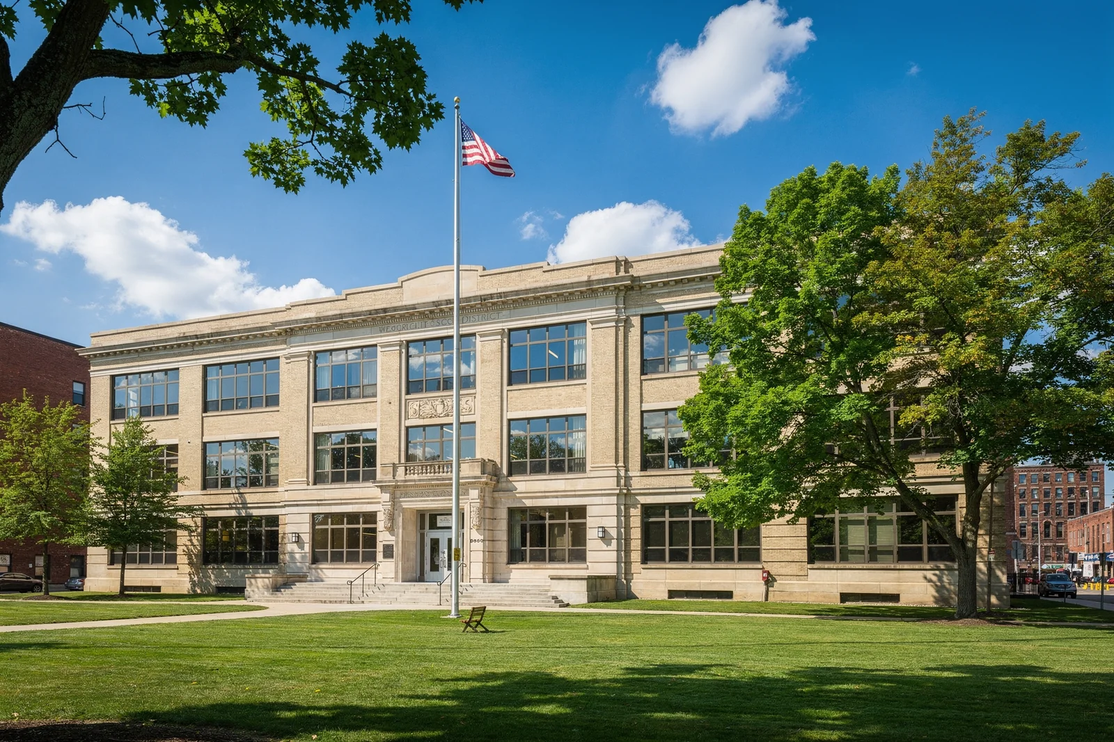 Watervliet City School District campus in upstate New York