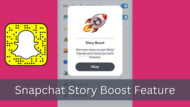 Snapchat Story Boost Feature